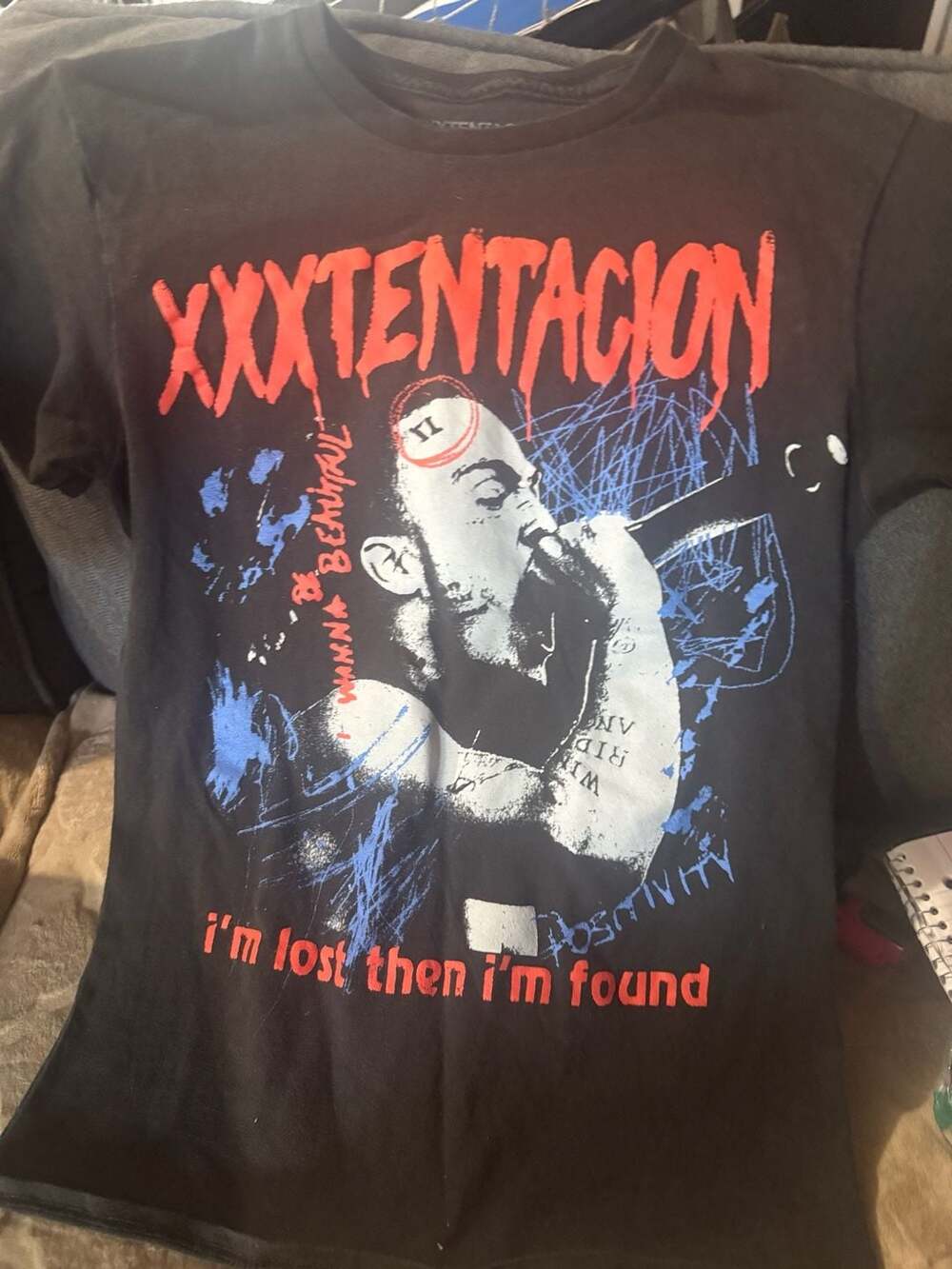 Xxxtentacion I'm Lost Then I'm Found T-Shirt Size Small